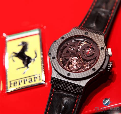 hublot geneve ferrari|Hublot Ferrari engine watch.